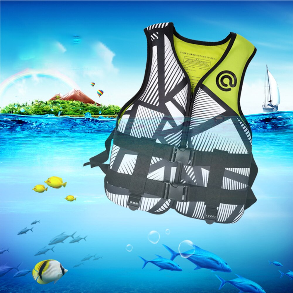 Chaleco salvavidas de neopreno para adultos, , flotabilidad, deportes acuáticos, pesca, Kayak, remo, natación, Rafting, seguridad