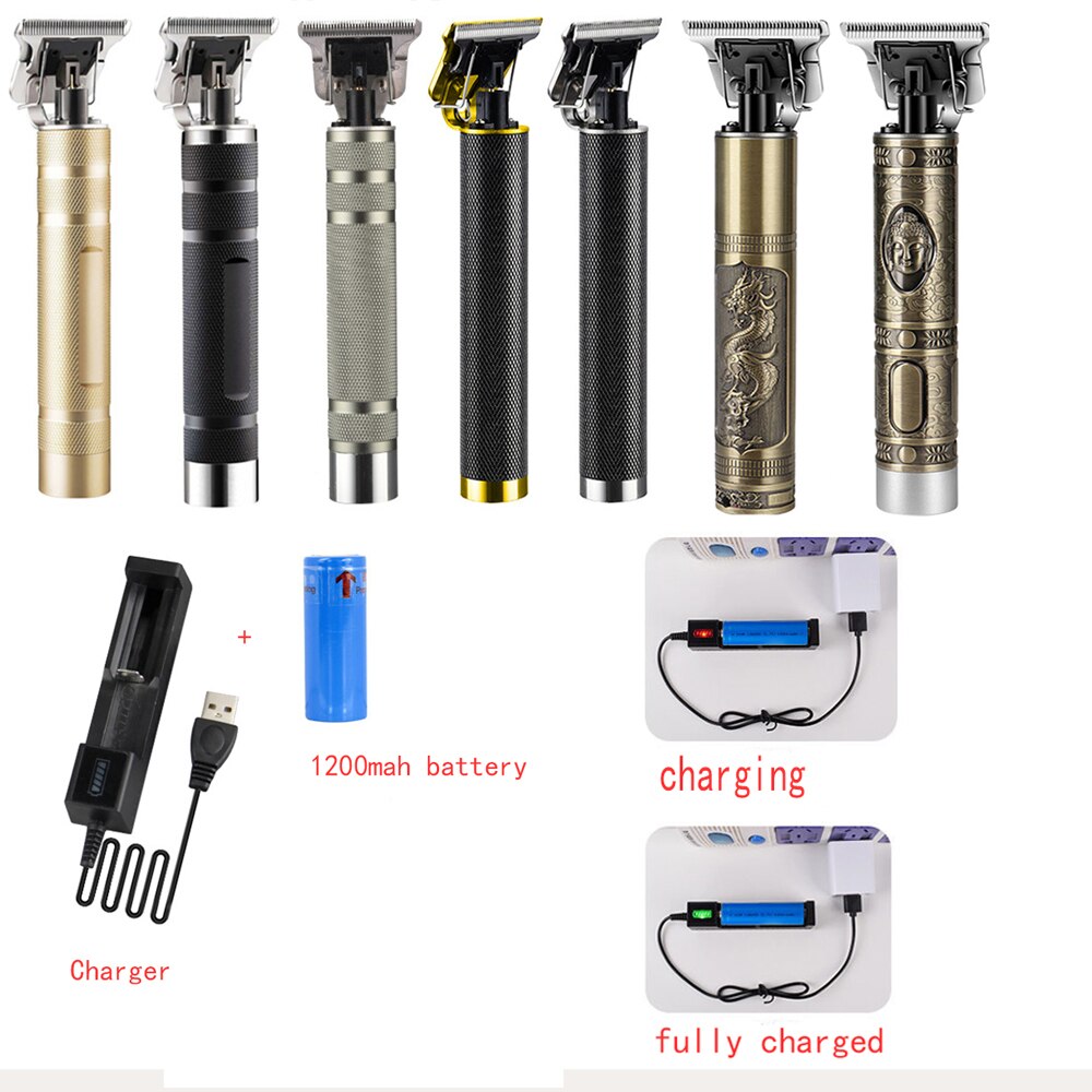 1 ensemble batterie pour tondeuse à cheveux électrique tondeuse à barbe tondeuse à cheveux professionnelle sans fil hommes coupe cheveux Machine barbe rasoir