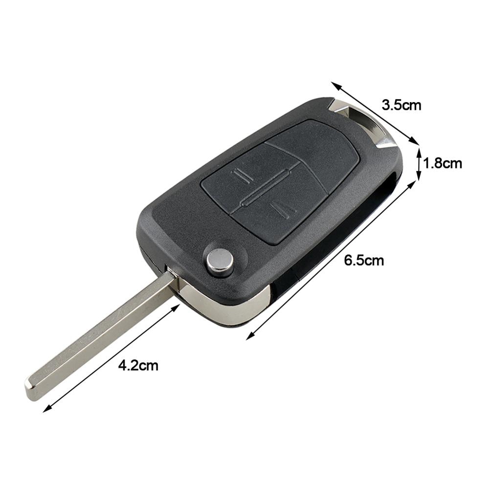 2 Butoons Fernbedienung Flip Folding Key Fall Shel... – Vicedeal