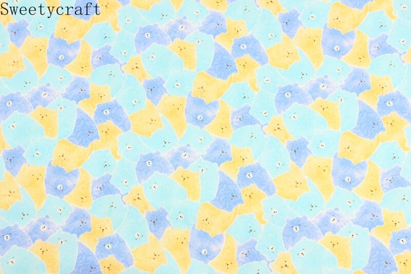 110x45cm Thin cotton fabric by Yard Light Series print Cloth DIY Handmade Sewing Bag Patchwork Material Accessories Home Textile