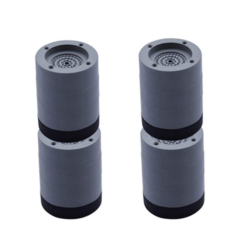 4 Pcs Anti Vibration Feet Pads Washing Machine Rubber Mat Anti-Vibration Pad Dryer Universal Fixed Non-Slip Pad: 8.5cm gray