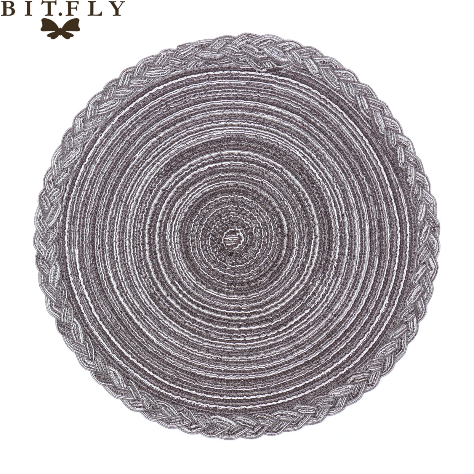 Ronde Maïs Schil Stro Weave Placemat Tafelmat Diner Mat Pad Keuken 50cm Ronde Maïs Schil Stro Weave Placemat Tafelmat Diner Mat Pad Keuken 50cm