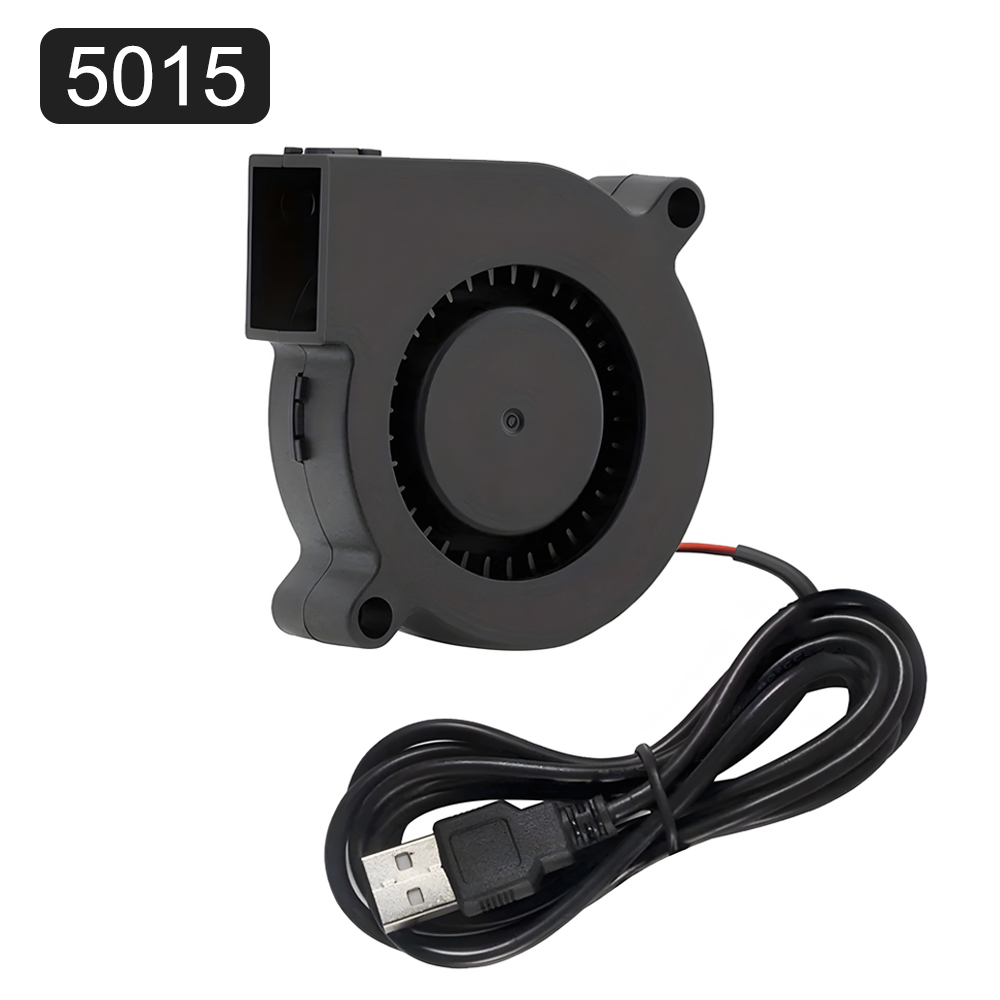3000-3600RPM DC 5V podwójna wirówka kulkowa chłodnica promieniowa USB wentylator chłodzący komputer 75*75*30mm bezszczotkowa turbowentylator: Brązowy