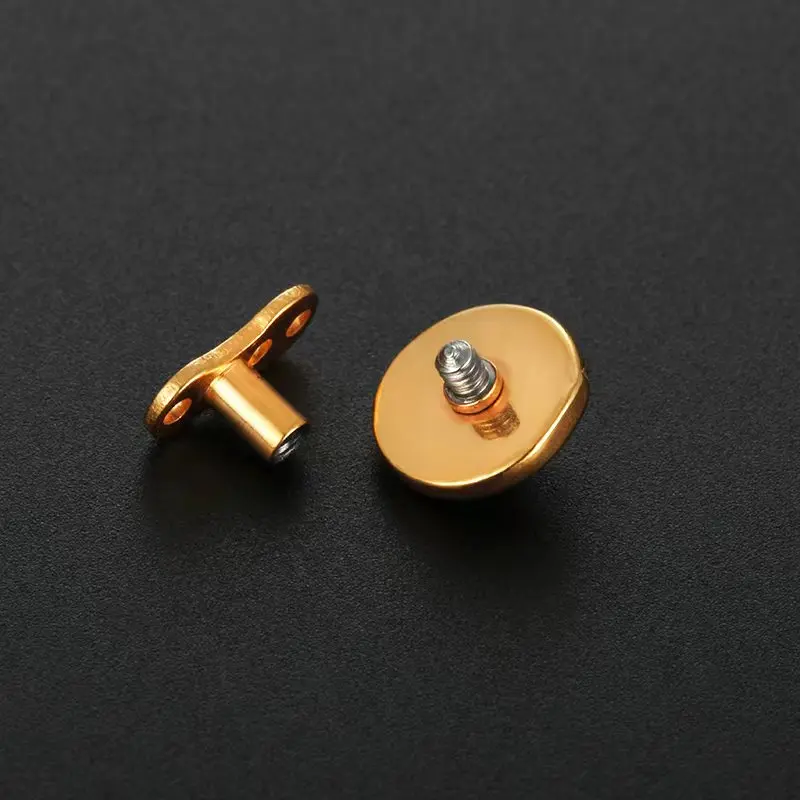 1Pc Chirurgisch Staal Micro Dermal Anchor Top Piercing Huid Drivers Oppervlak Dermal Piercing Implant Lichaam Sieraden 14G