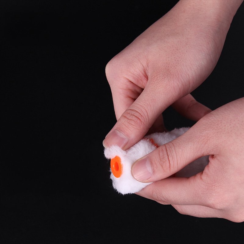 10Pcs/set Roller Brush Household DIY Handle Wall Painting 105MM Simple Installation Renovation Tool Polyester Fiber Roller Brush