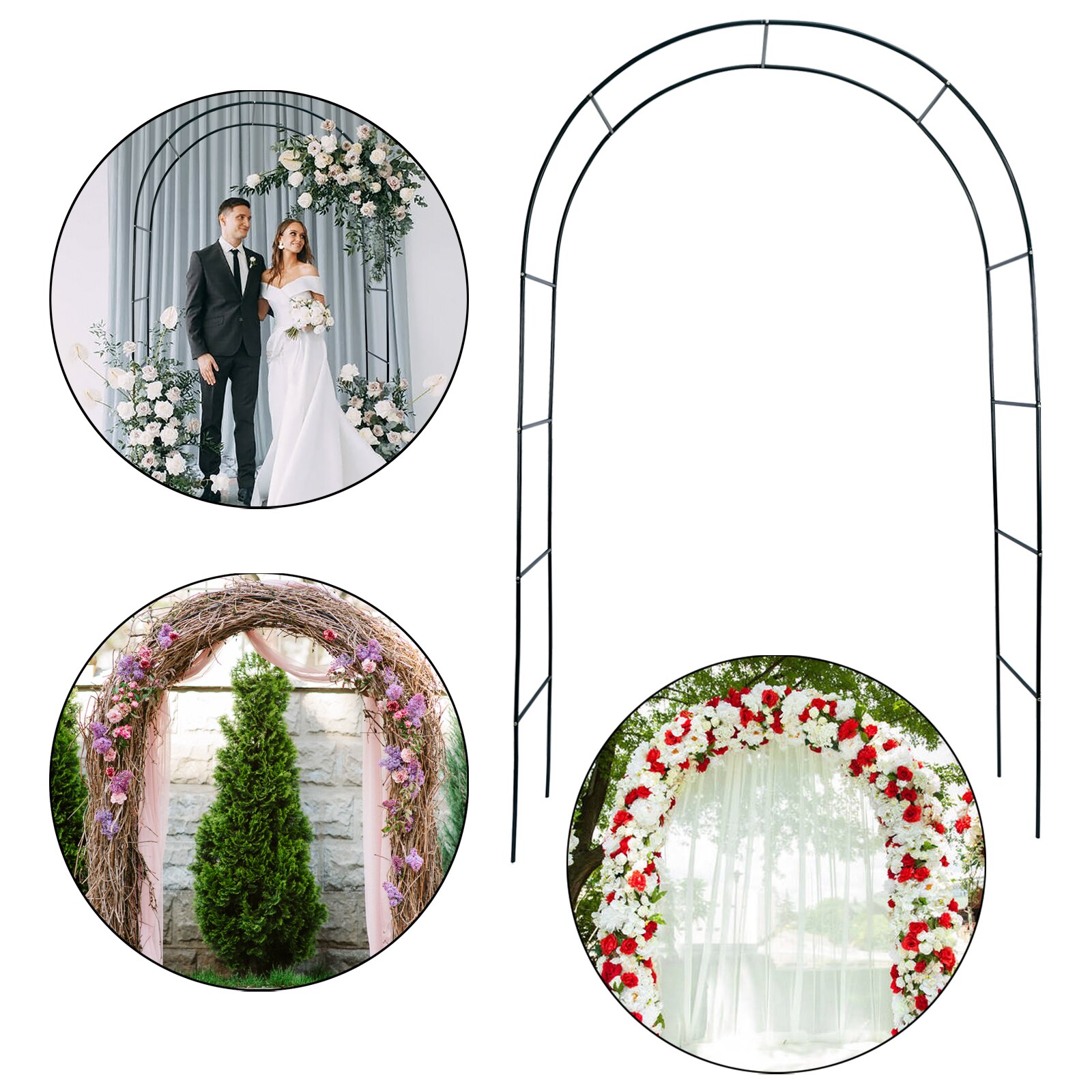 Tuin Prieel Creatieve Pergola Boog Plant Klimmen Ondersteuning Frame Gazon Rozen Indoor/Outdoor Patio Achtertuin Bruiloft Decoratie Gate