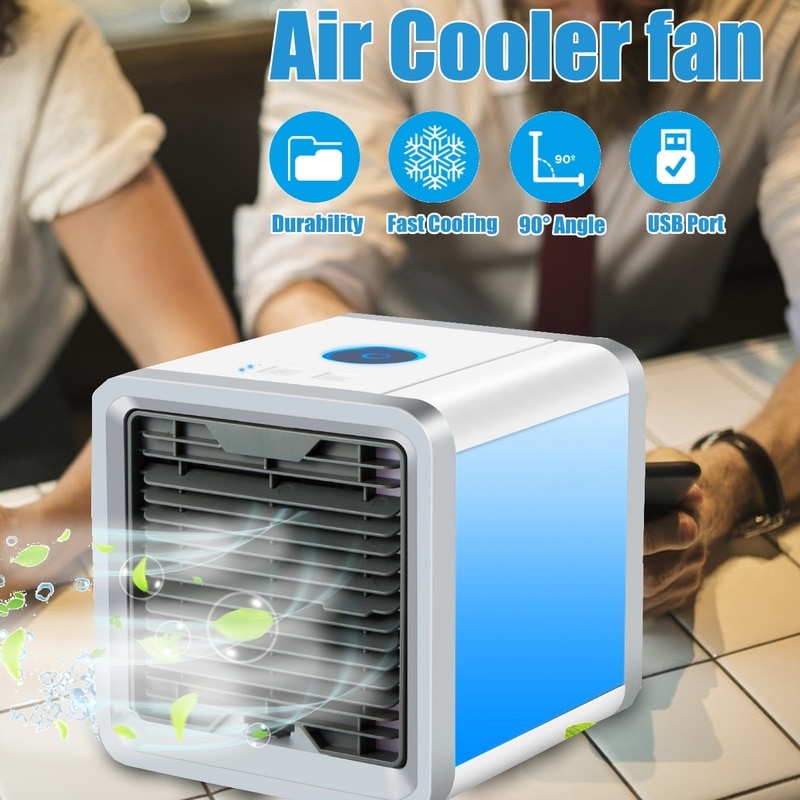 Mini Portable Air Conditioner Fan Personal Space Cooler The Quick Easy Way to Cool Any Space Home Office Desk Air Conditioning