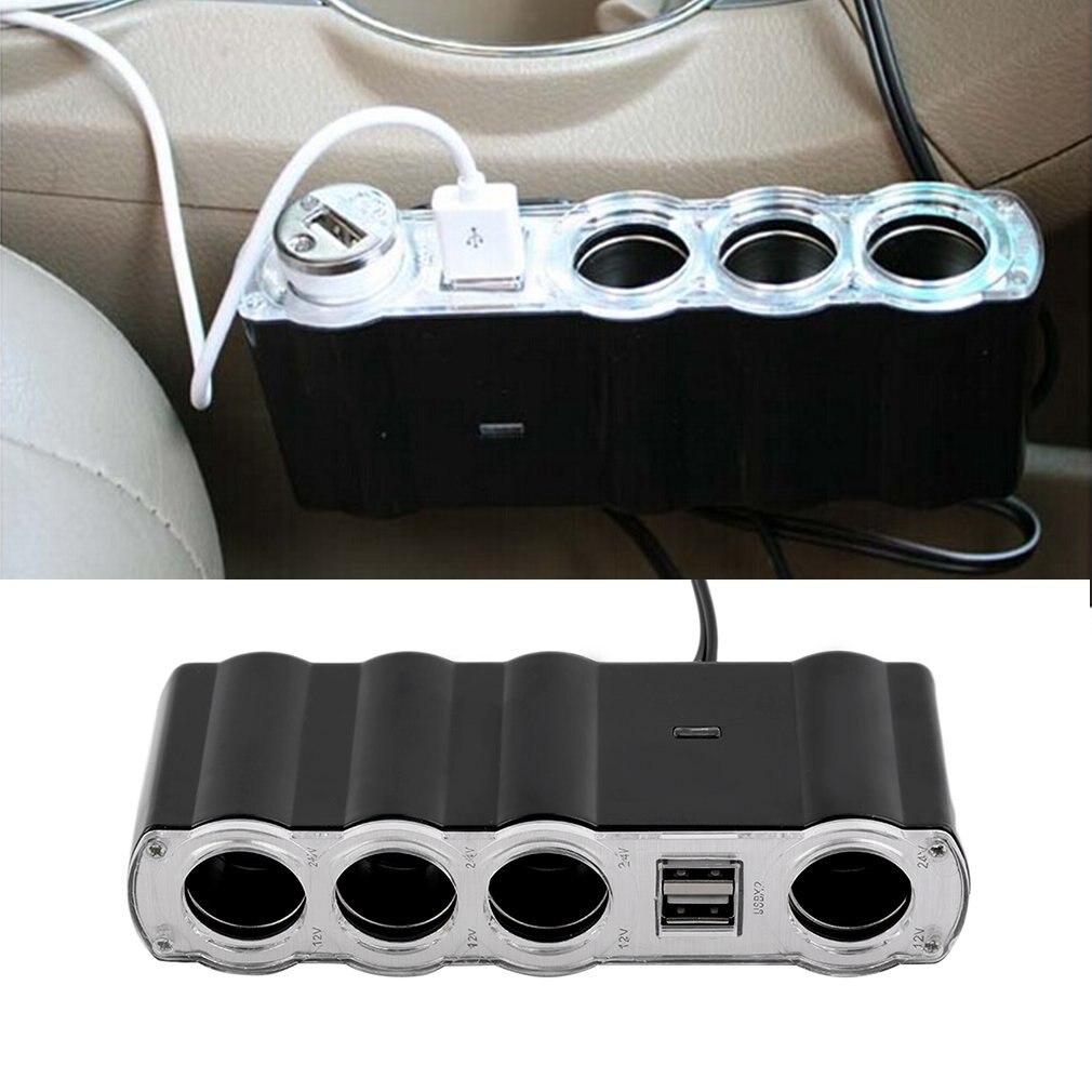 Multi Stopcontact 12v - 24v 4 weg multi-stopcontact autolader voertu... – Vicedeal