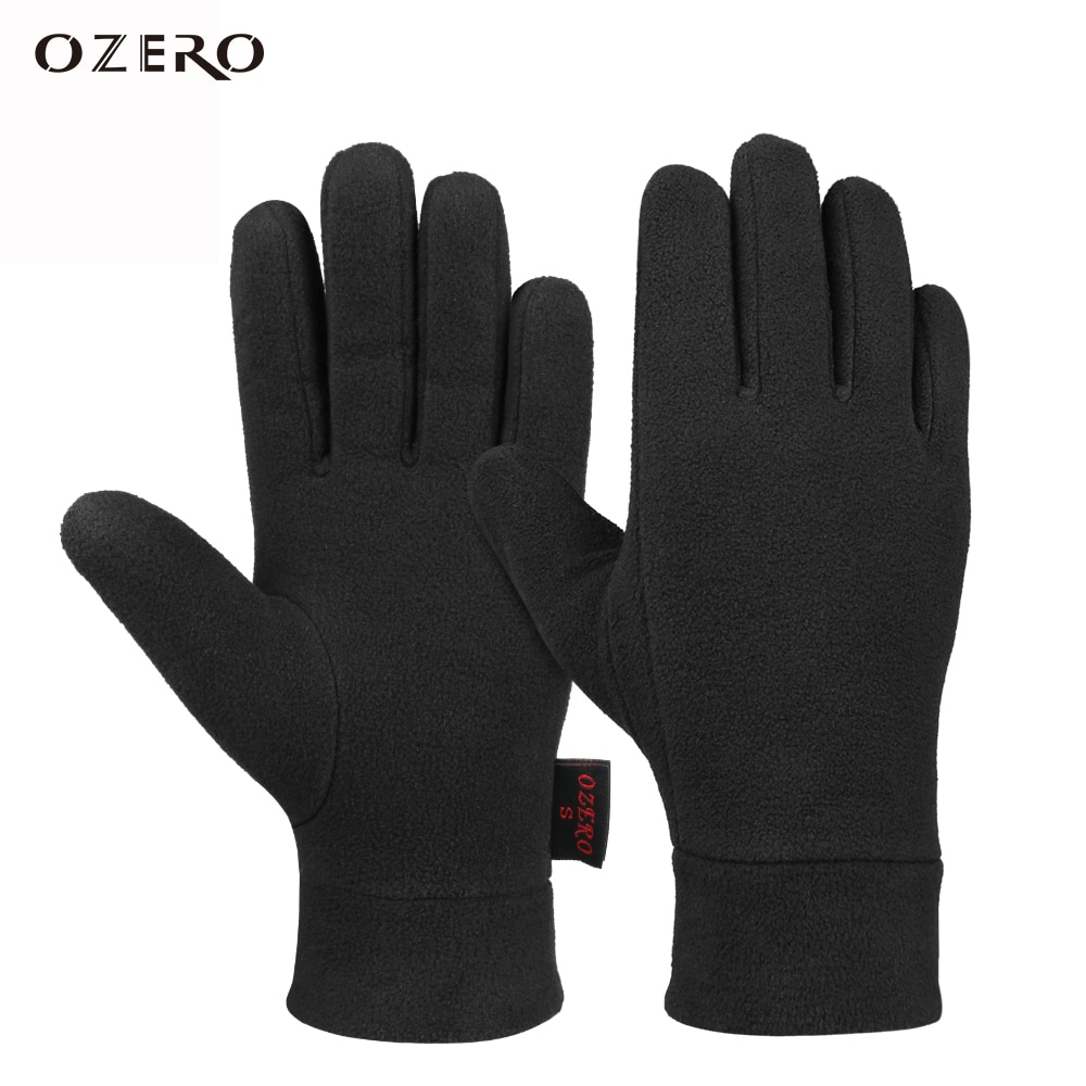 Ozero arbejdshandsker vinterhandske vindtæt liners termisk polar fleece hænder varmere i koldt vejr til mænd og kvinder varme handsker