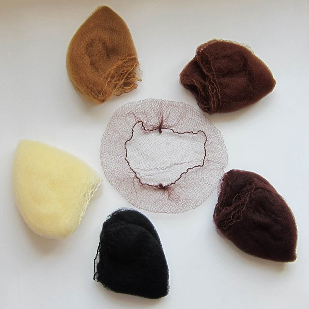 Filet à cheveux invisible pour chignon | Filets à cheveux en nylon, couverture de cheveux,