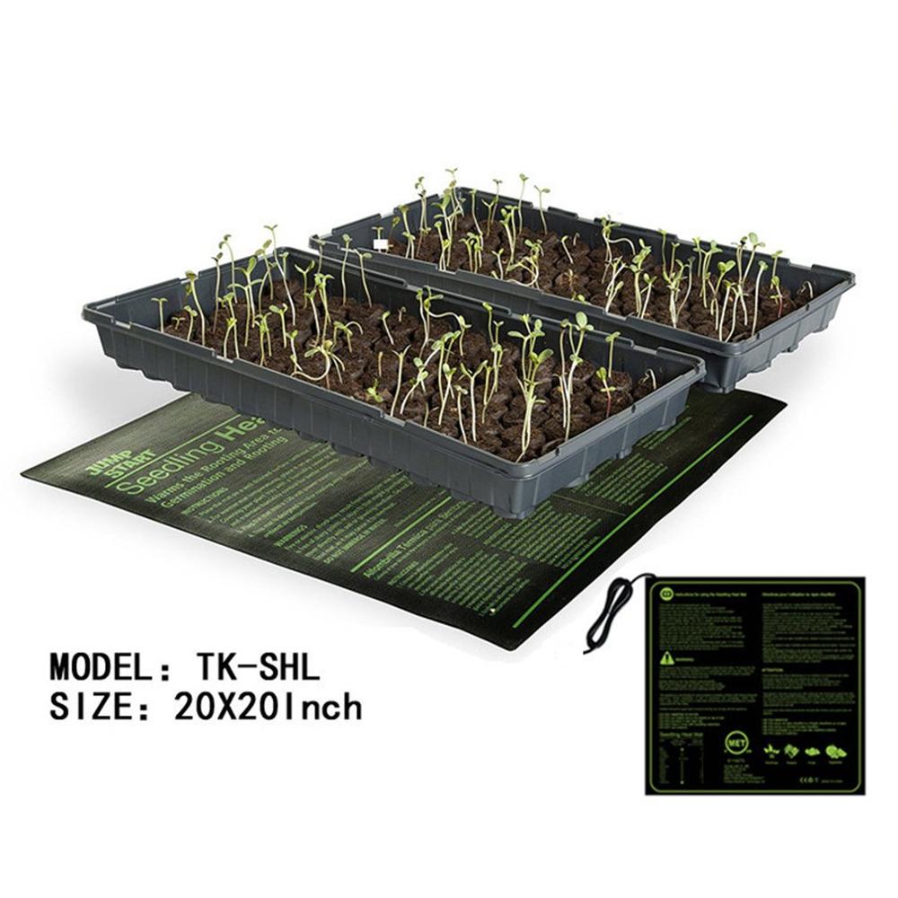 Estera de calefacción para plantas de semillero, 50x25CM, resistente al agua, para germinación de semillas, suministros de jardín