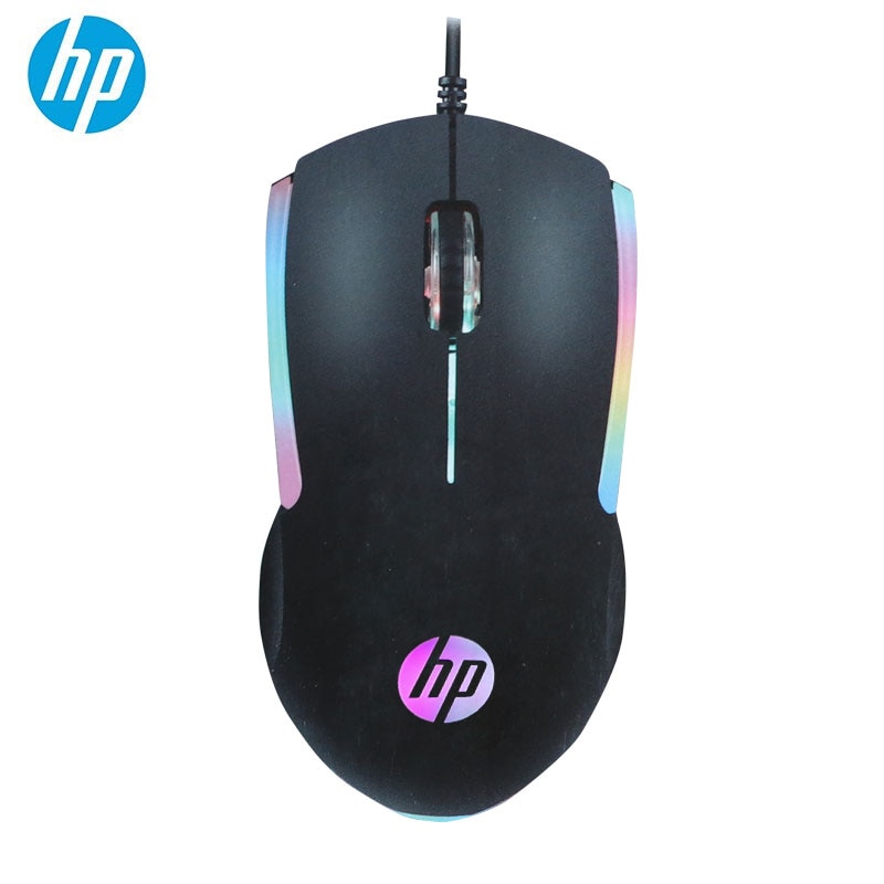 Promotional RGB Mouse HP USB Wired Gaming Mice M160 Optical DPI 1000 3D Ergonomik Gamer Mouse for Computer Laptop