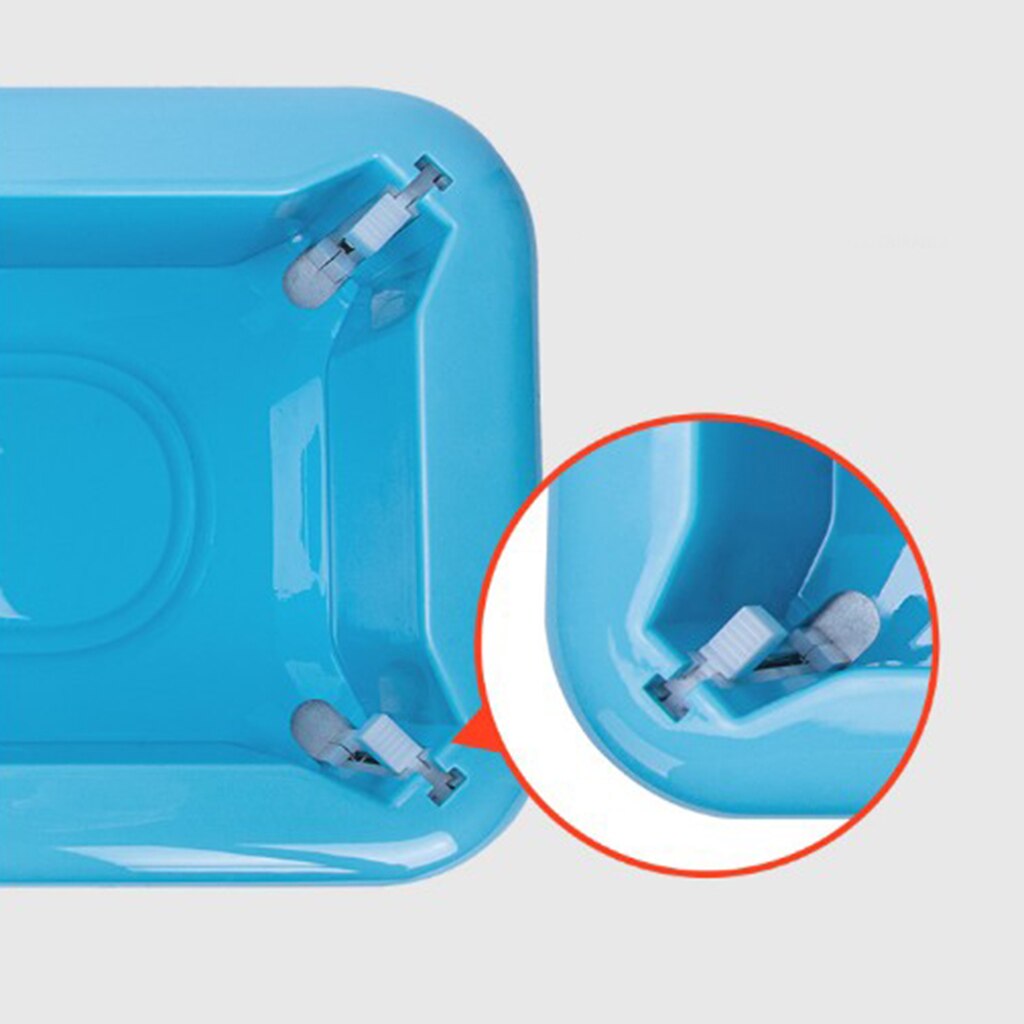 Automatic Shoe Cover Dispenser Overshoes Machine for Home Office Hotel Blue