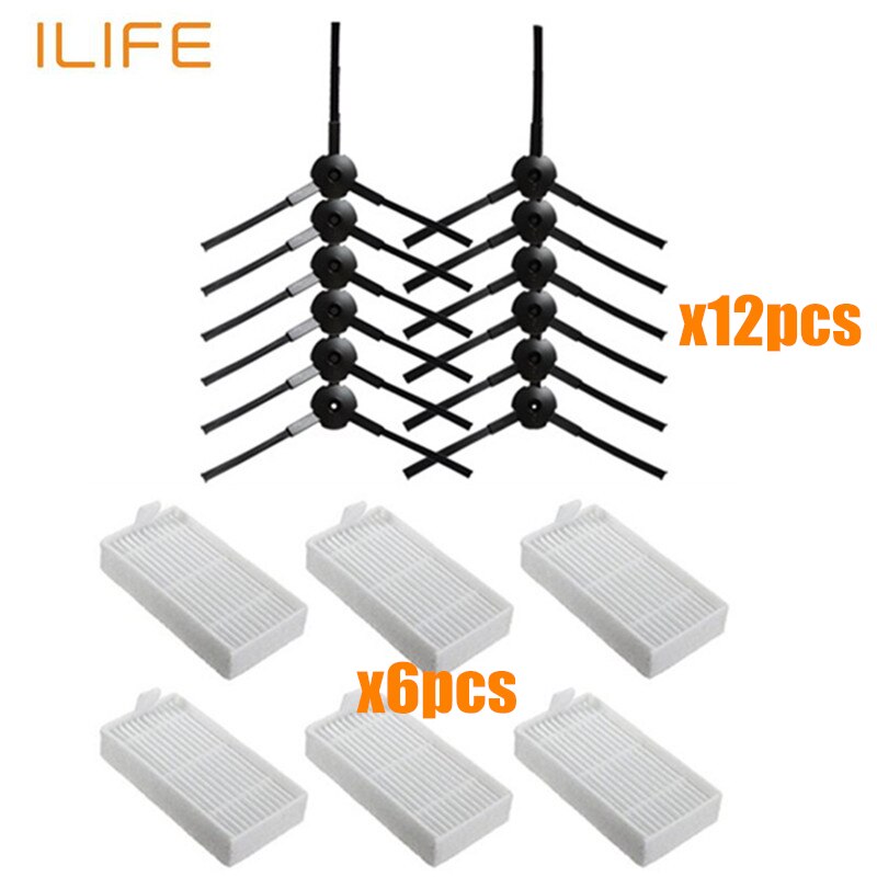 Filtro principal para cepillo de aspiradora, para ilife v1 v5 v5s V3 V3s v5pro ilife V50 V55 x5 v5s pro, piezas de robot aspirador: ilife-V3V5ZUHE18