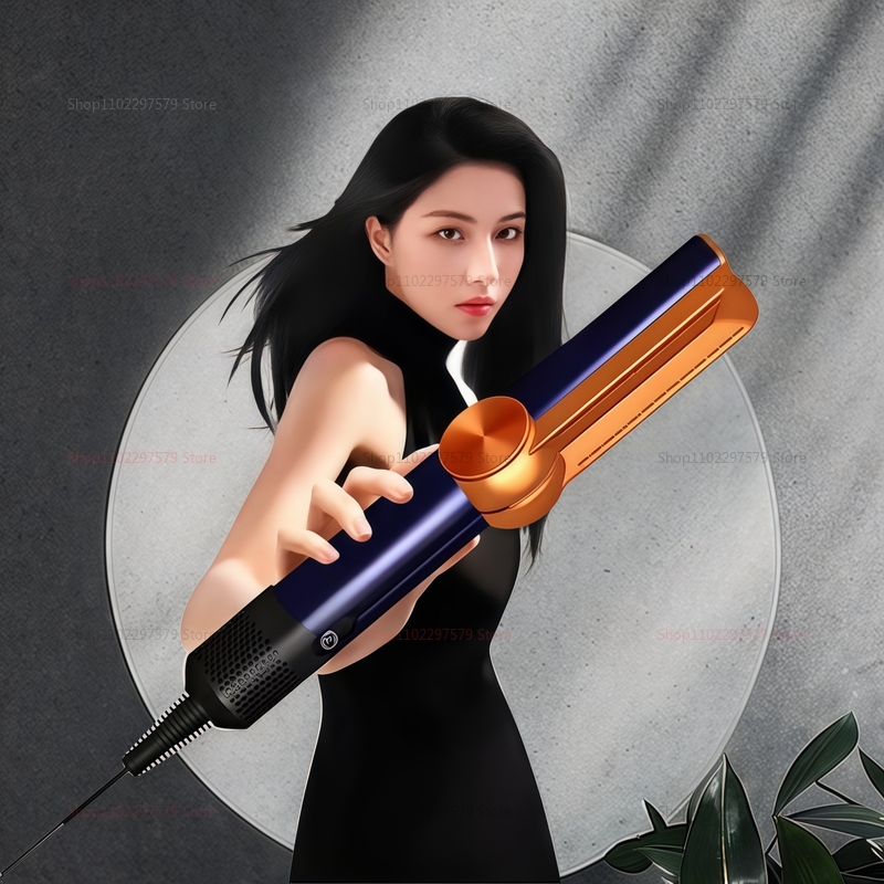 Professioneller 2-in-1-Haarglätter und Trockner mit negativen Ionen, Stylingkamm für sterben Haarpflege, alle-in-eins-Glättungs- und Trocknungswerkzeug