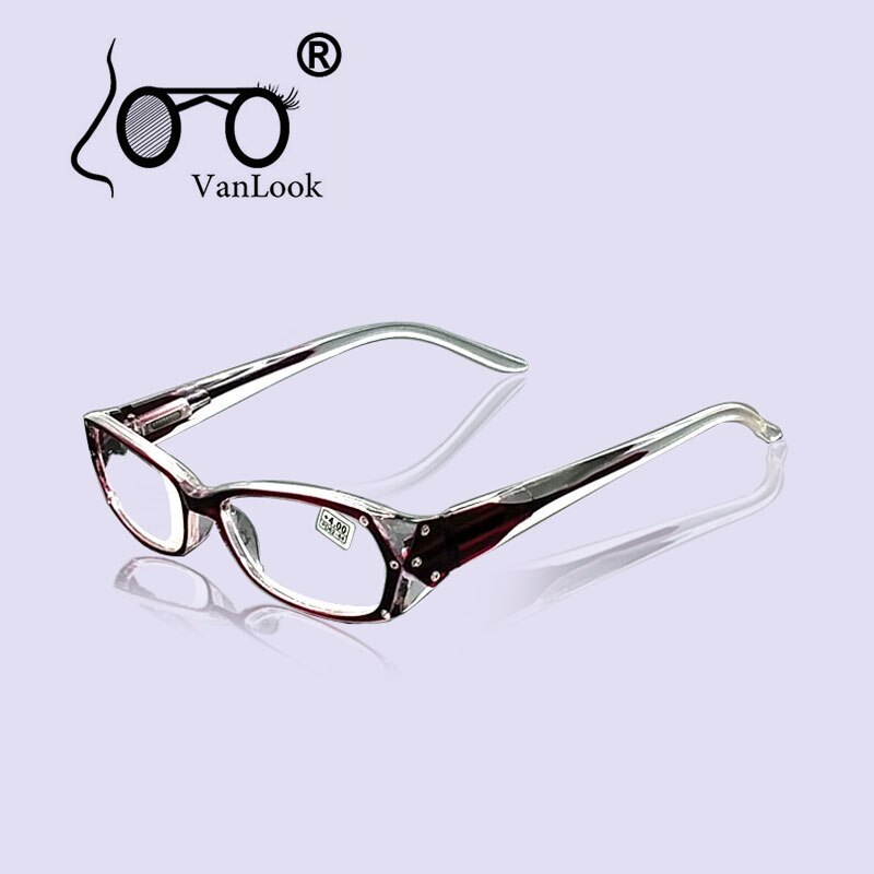 Rhinestone Reading Glasses Women Gafas de Lectura Eyeglass Spectacles Frames +50 +75 100 125 150 175 200 250 300 350 400