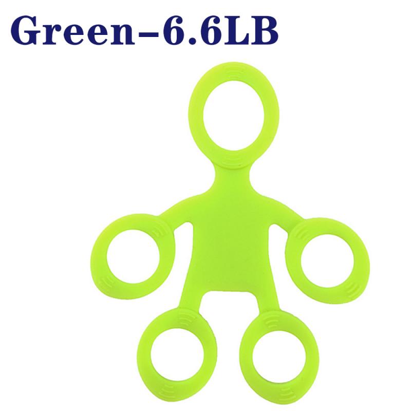 Siliconen Hand Trainer Vinger Grijper Exerciser Vinger Brancard Oefening Handgrepen Pols Sterkte Expander Revalidatie Gereedschap: Beige