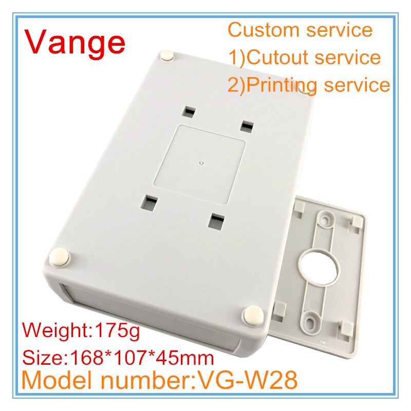 1pcs/lot wall-mounted amplifier project box 168*107*45mm ABS plastic junction box diy for signal launcher transducer