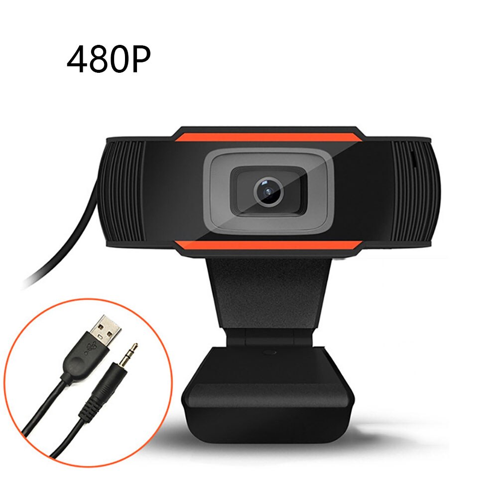 1080P Hd Webcam Met Microfoon Gratis-Driver Usb Computer Camera Voor Gaming Conferencing Video Bellen Conferentie Werk: 480P