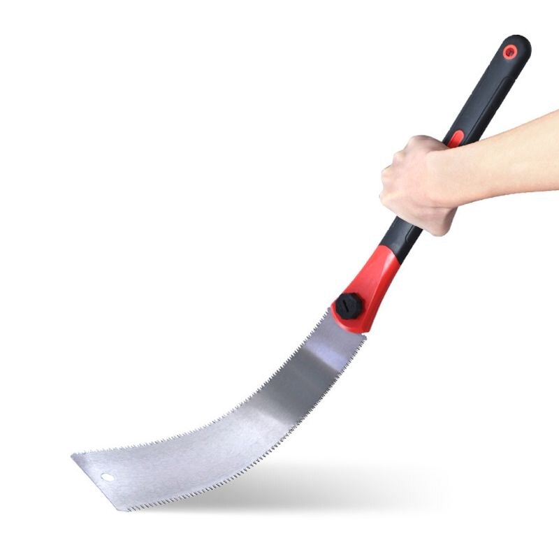 Woodworking Double Sides SK5 Steel Hand Saw Tenon Fine Tooth with TPR Handle for Gardening Outdoor