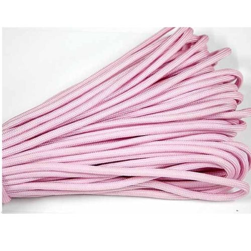50FT 100FT 550 Parachute Cord Lanyard Tent Rope Mil Spec Type III 7 Strand Paracord For Hiking Camping: Pink