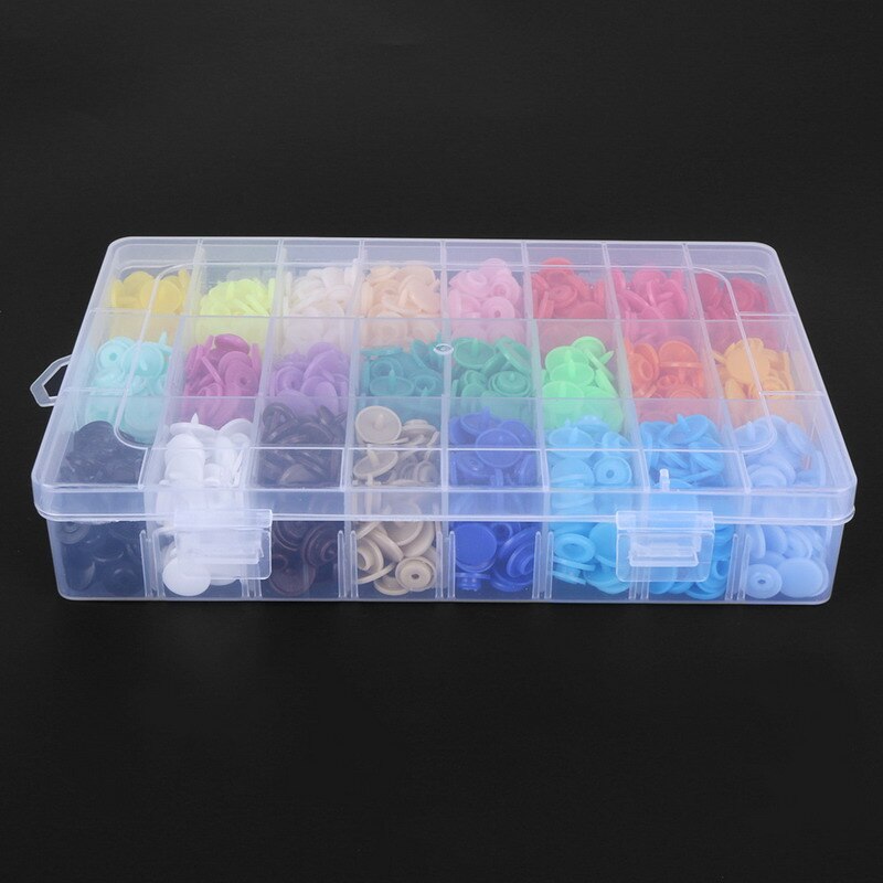 360Pcs T5 Snap Poppers Plastic Knoppen Kit Snaps Knoppen Diy Naaien En Crafting Tool