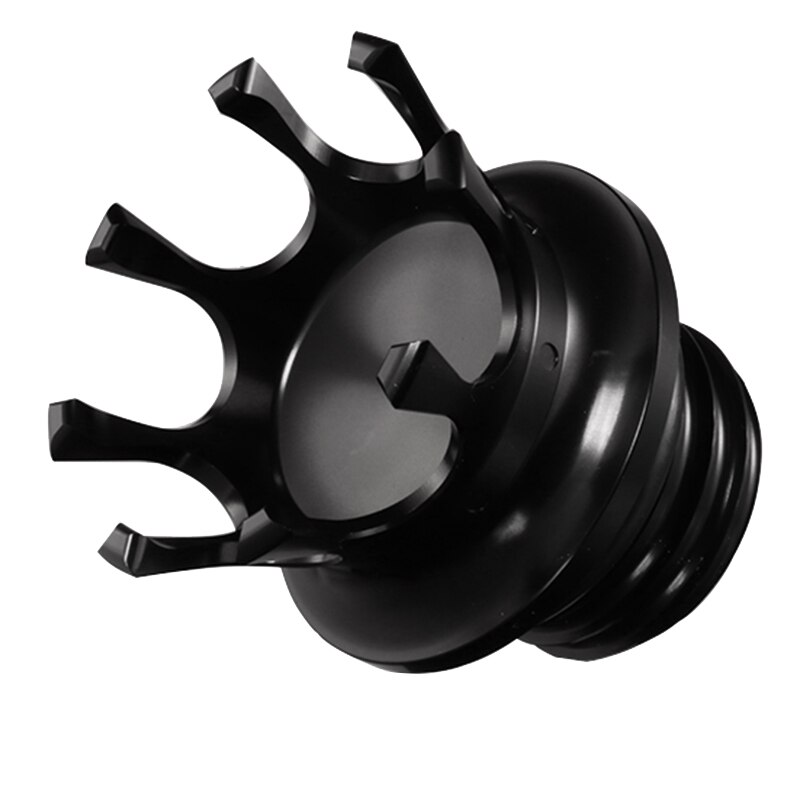 Motorcycle Gas Cap Crown Style CNC Flush Oil Fuel Tank Cap For Sportster 883 1200 Road King Dyna FLST 96: Default Title