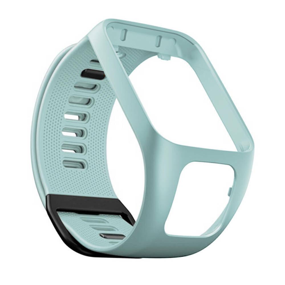 De silicona de correa de reloj correa para TomTom Runner 2 3 chispa 3 GPS reloj deportivo Tom 2 serie 3 de banda inteligente: Verde claro