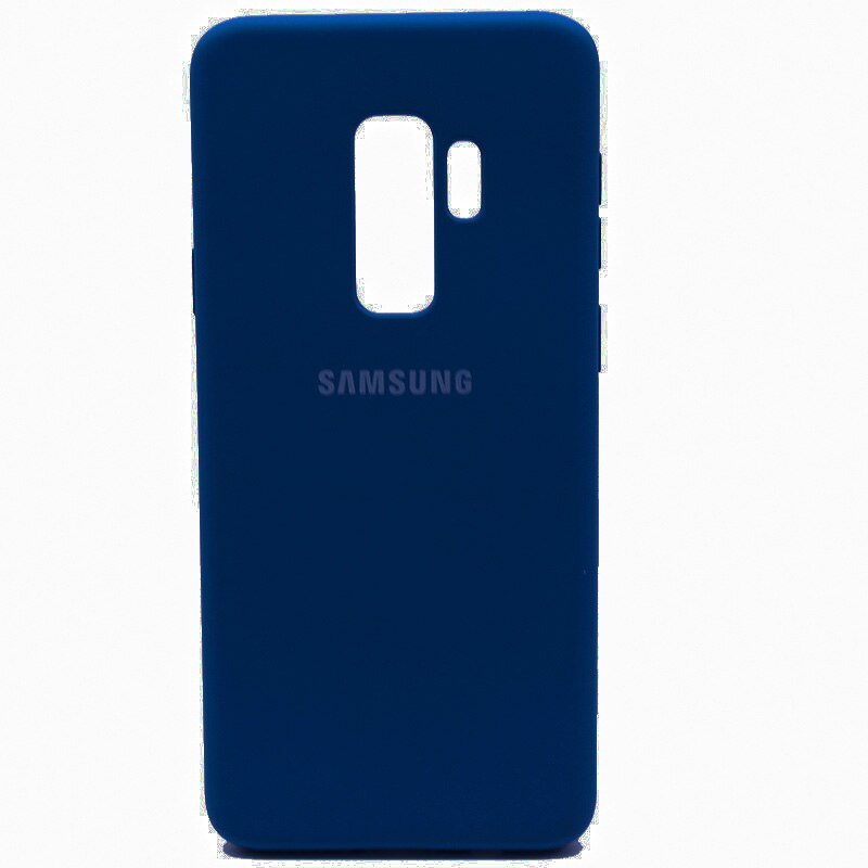 Samsung Galaxy S9/S9 Plus S9 + Seidige Silikon Abdeckung Soft-Touch-Oberfläche Zurück Schutzhülle Für Samsung s9/S9plus: For S9 / Lake blue