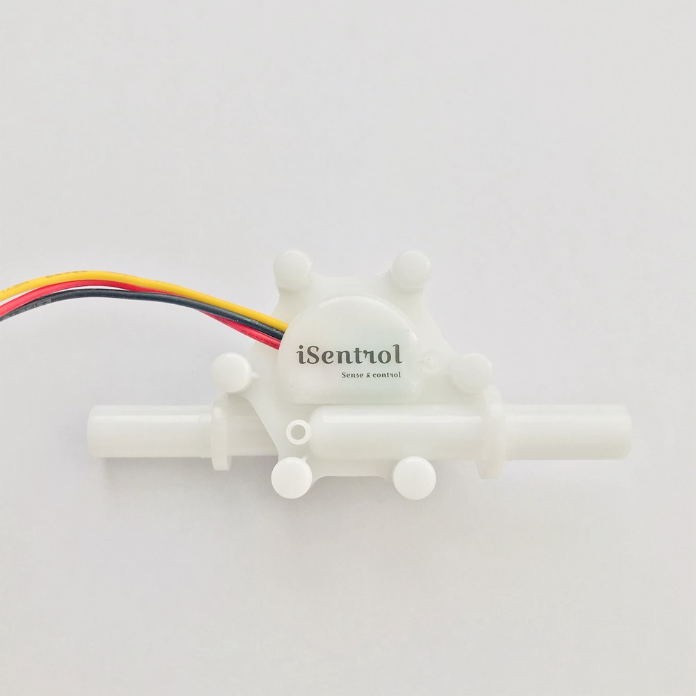 3.6-26.4v usn -hs10pa hall effekt flödesgivare vatten 0.5-10l/ min 10mm od plugg upprepa fel 1% turbin flödesmätare 93.5mm längd