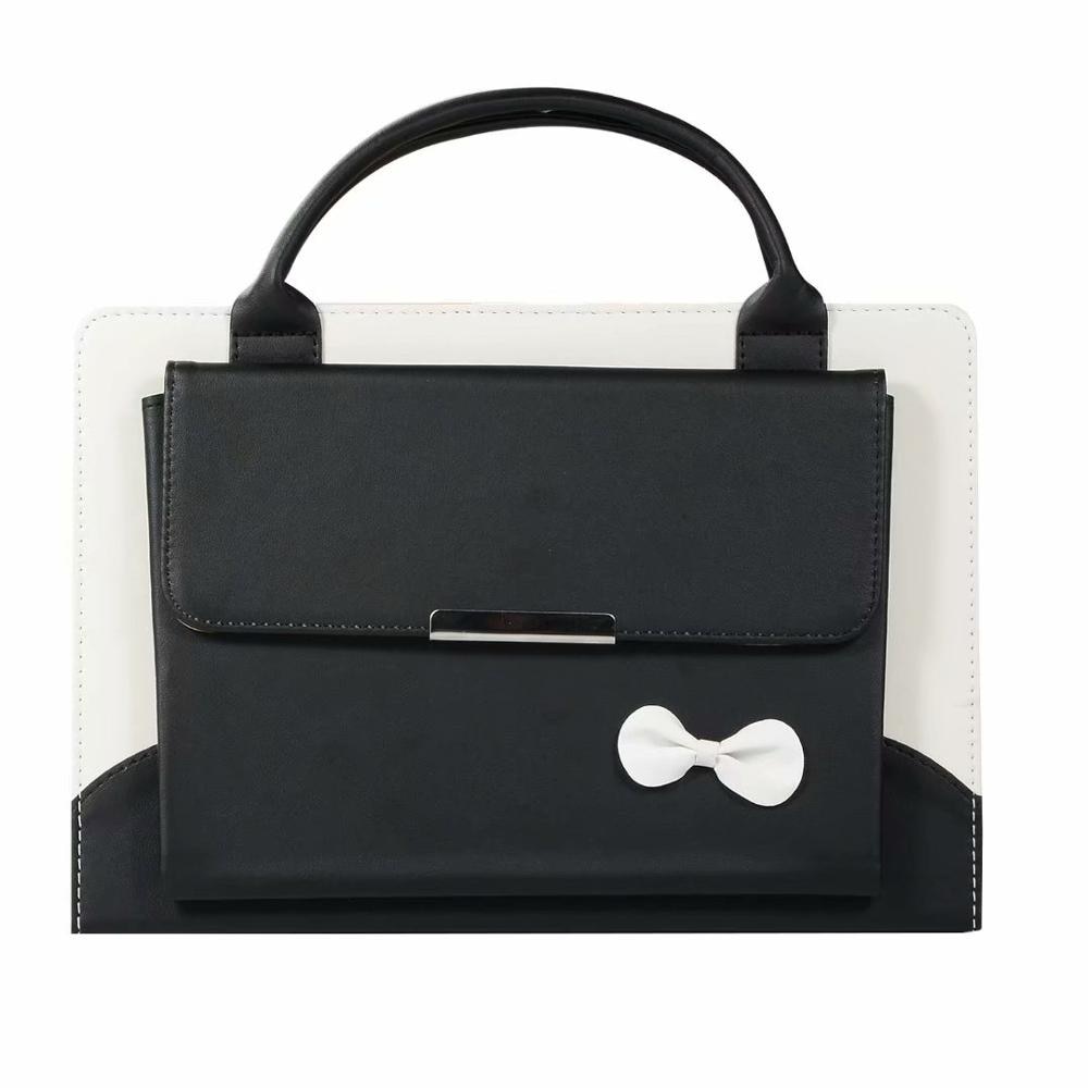 Håndtaske håndtaske til huawei mediapad  t5 10 tablettaske til huawei mediapad  t5 ags 2-w09/l09/l03/w19 10.1 " magnetisk cover + pen: Sort