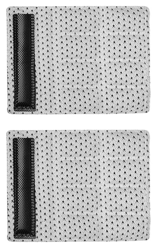 Helm Kinn Pads Schaum Pad Set Kinnriemen Polsterung Ersatz Universal für Radfahren Bike Motorrad Helm: Grey 2PCS