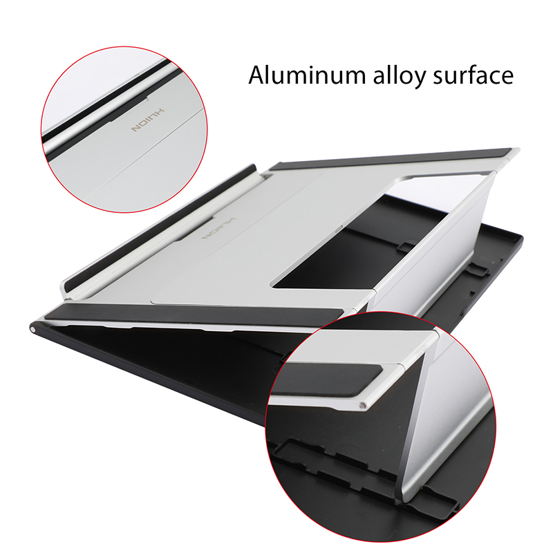 Huion-Soporte plegable ST-200 para monitor gráfico, plataforma de ángulo múltiple ajustable de metal para pantalla de 15.6 pulgadas