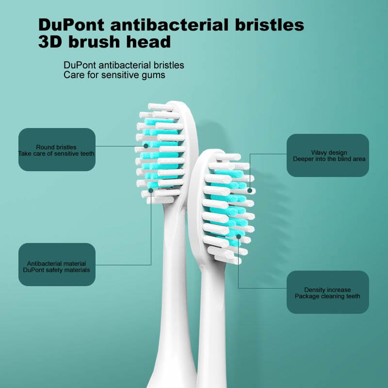 thumbnail image 2 of NetGen Sonic Electric Toothbrush For Adults – 5 Replacement Heads, Rechargeable, Timer 2 of 3