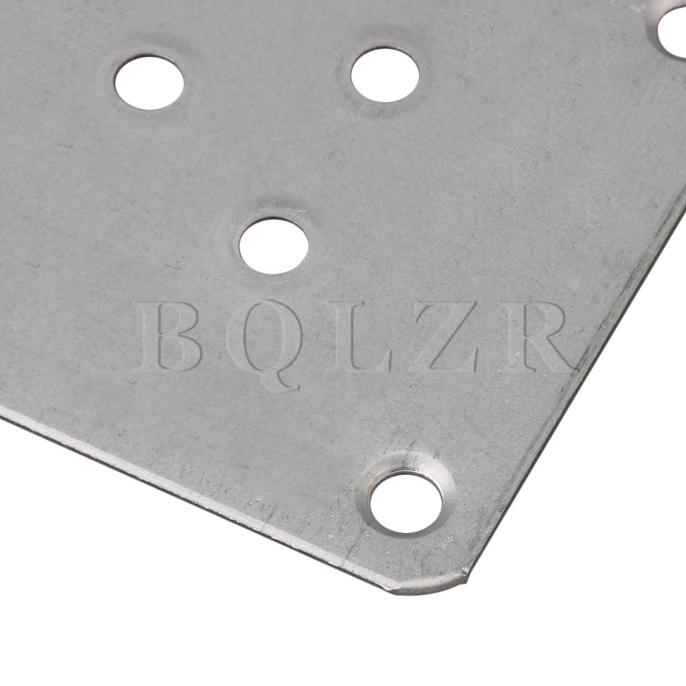 Bqlzr 4 st silver 7 x 7cm trämöbler sofffötter ben platta med 5mm hål