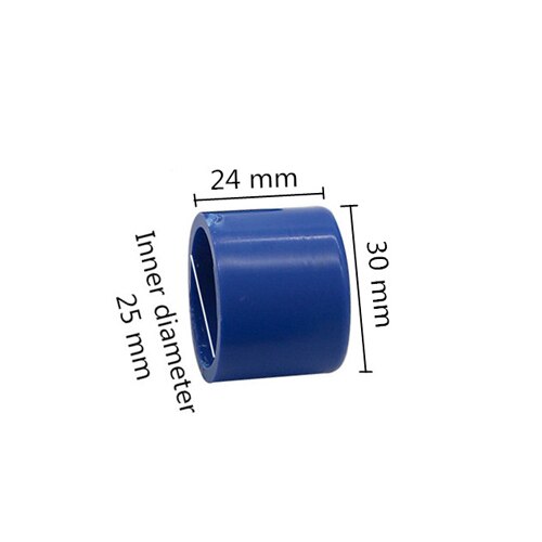 20/25/32mm Inner Diameter PVC End Plugs Garden Irrigation Waterstop Connection Adapter Water Pipe Connectors 2 Pcs: blue 25mm