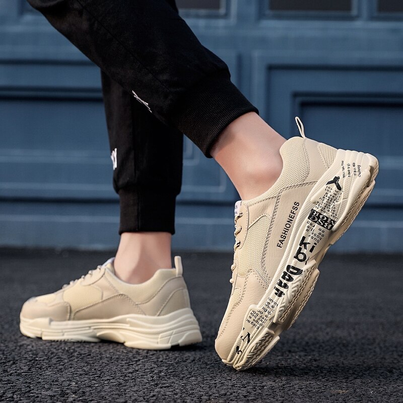 Winter shoes men outdoor sports shoes comfortable shoes white shoes non-slip wearable men's casual shoes 007