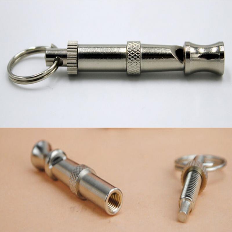 Silbato de policarbonato para perros, silbato de ultrasonido ajustable para entrenamiento de sonido, herramientas de entrenamiento de sonido, silbato de acero inoxidable para cachorro Collie, 1/3