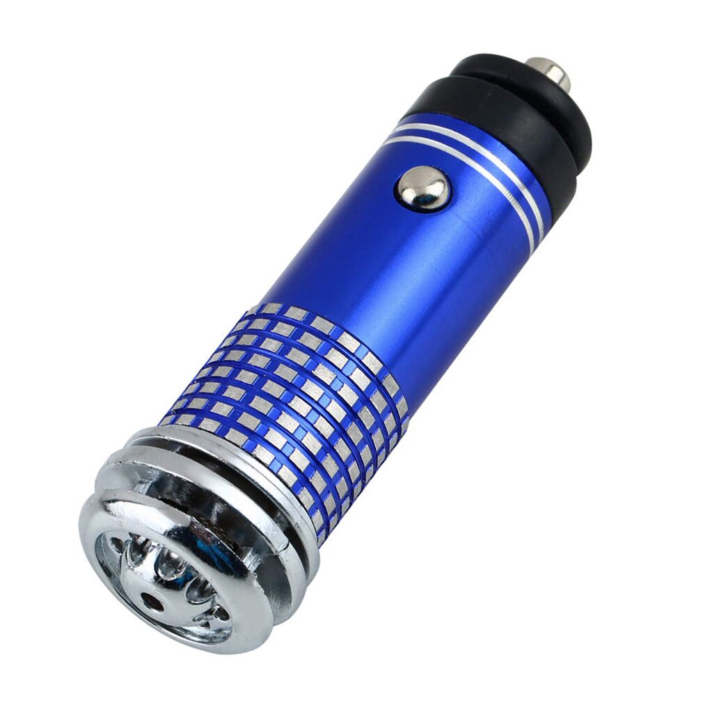 Portable Mini Size Auto Car Vehicle Ari Purifier Universal Smoke Remover Clean Air Air Freshener Car Interior Decoration: Blue
