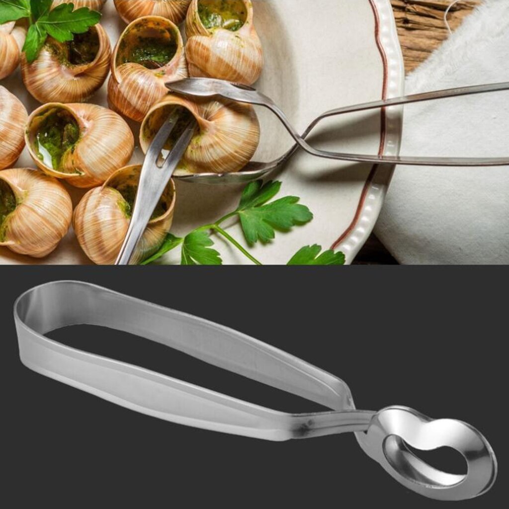 Slak Dining Bestaande Uit Slak Escargot Rvs Slak Tang Slak