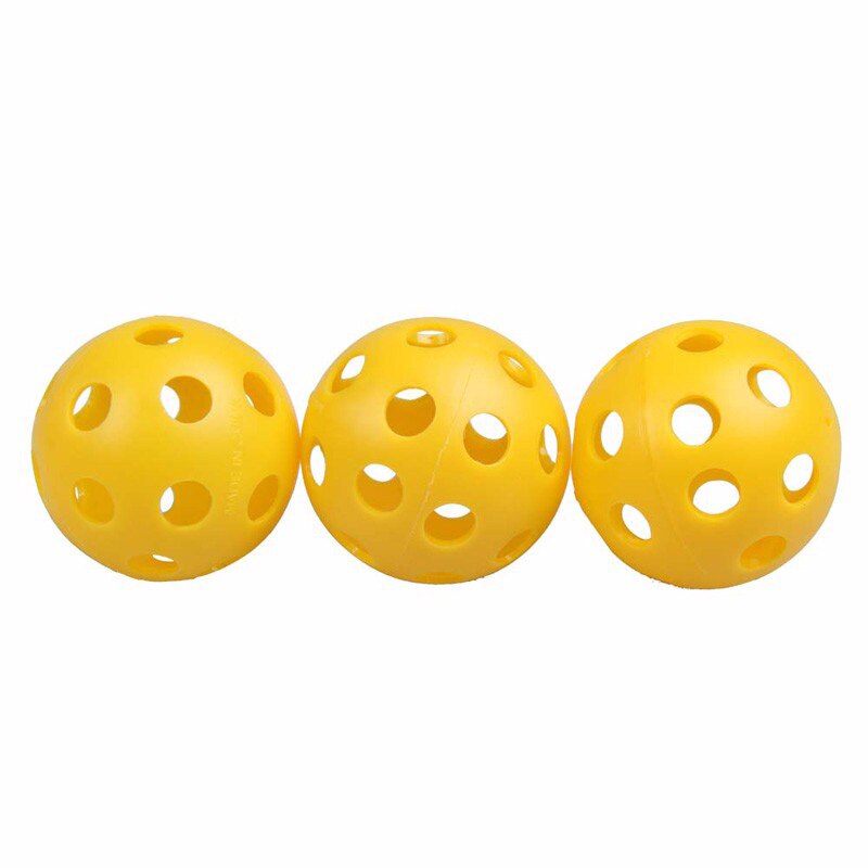 6Pcs Golf Balls Plastic Hollow Ball Golf Practice Sports Golf Accessories