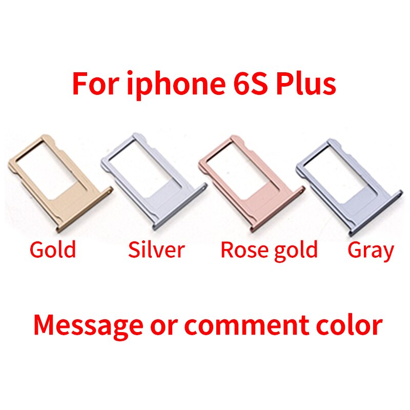 100 piezas para Iphone X 8 Plus 7 Plus 5S SE 6 6S soporte para tarjeta SIM bandeja contenedor adaptador accesorios para teléfono móvil