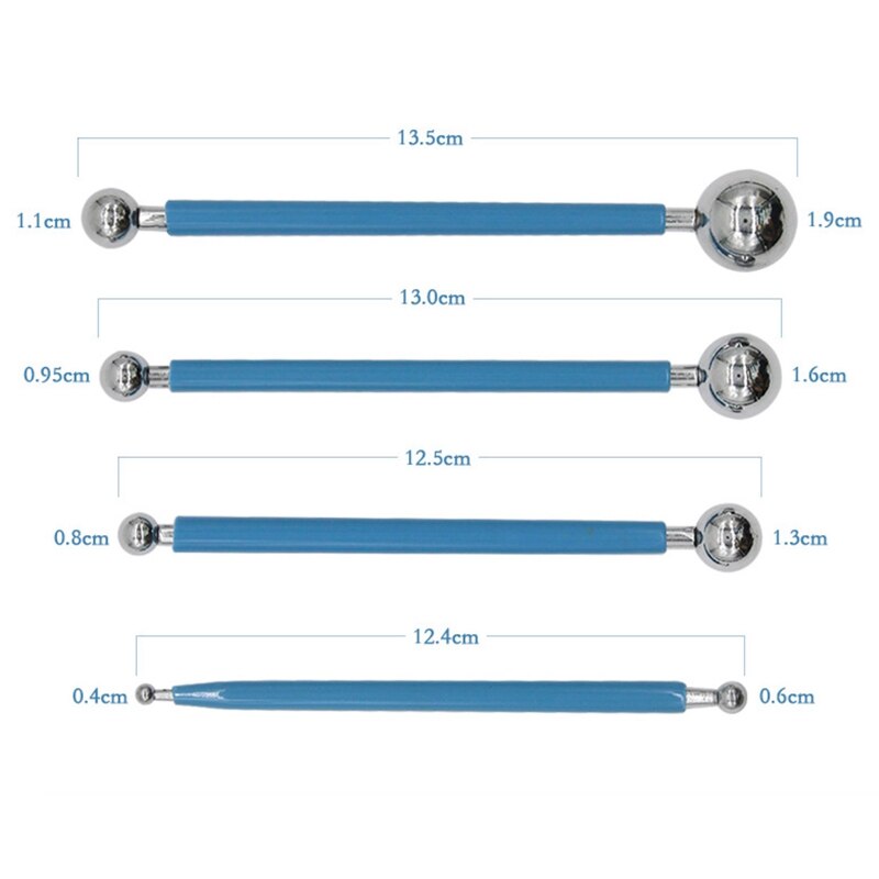 13 stuks polymeer modelleerklei, boetseergereedschap, stippelpen, siliconen tips, balpen, set keramische keramiek inkepingsgereedschap