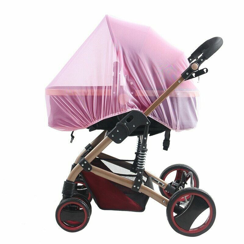 Baby Mosquito Net for Stroller Car Seat Infant Bugs Protecting Universal Stroller Mosquito Net LBShipping: Pink