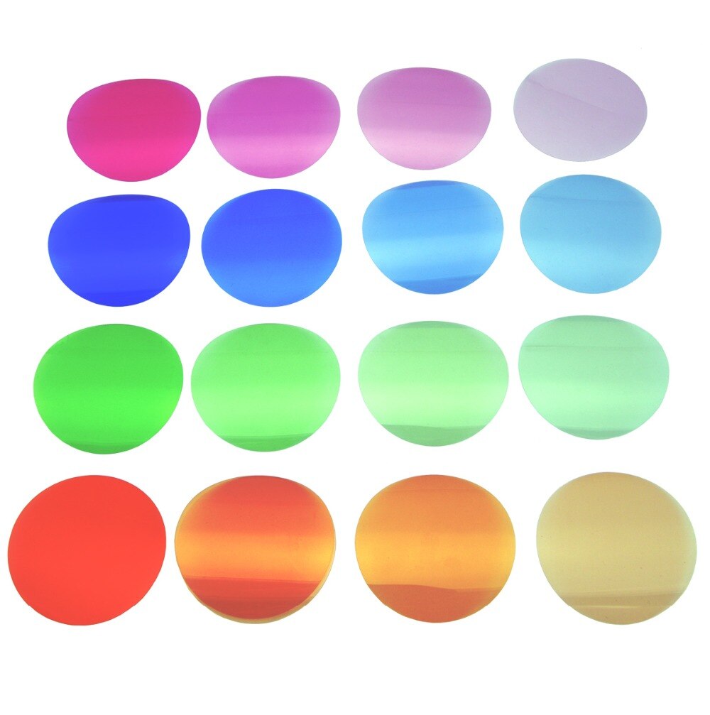 Godox-Filtros de Flash Godox V1, V-11C Speedlite, filtros de gel de 15 colores, tarjeta de Color, difusor de luz de Flash Compatible con V-11T