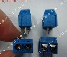 Connecteur de bornier PCB à vis, 2 broches, 5.0mm, 2 pièces