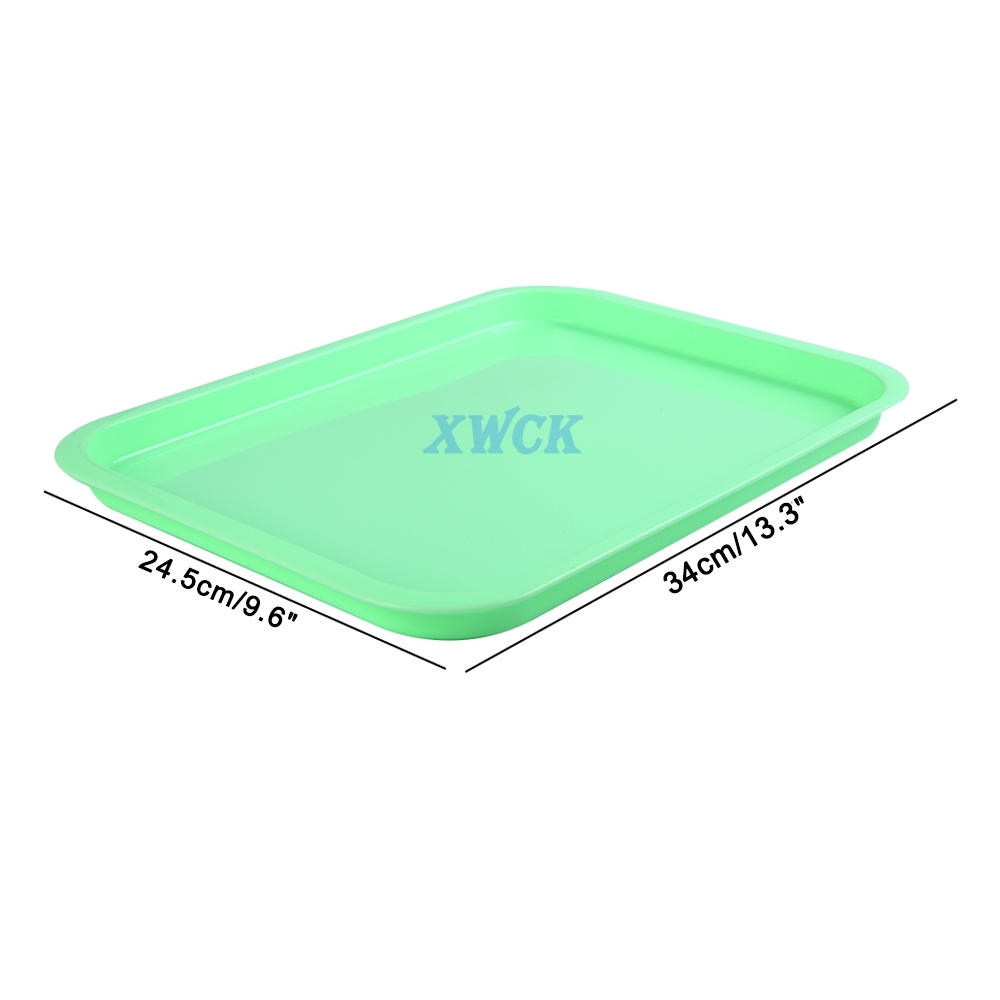Plateau De Laboratoire En Émail Stérilisé - 35x25 Cm Pour Rangement Expérimental
