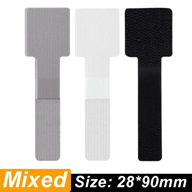 Adjustable Cable Organizer Desk Wire Winder Reusable Cable Tie Organizer Self Adhesive Cord Rope Holders Cord Protection Straps: PURPLE / 3m