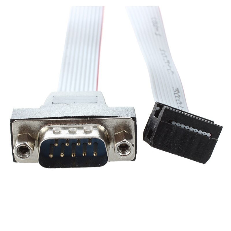 DB9 RS232 Naar 10 Pin Lint Kabel Connector Adapter