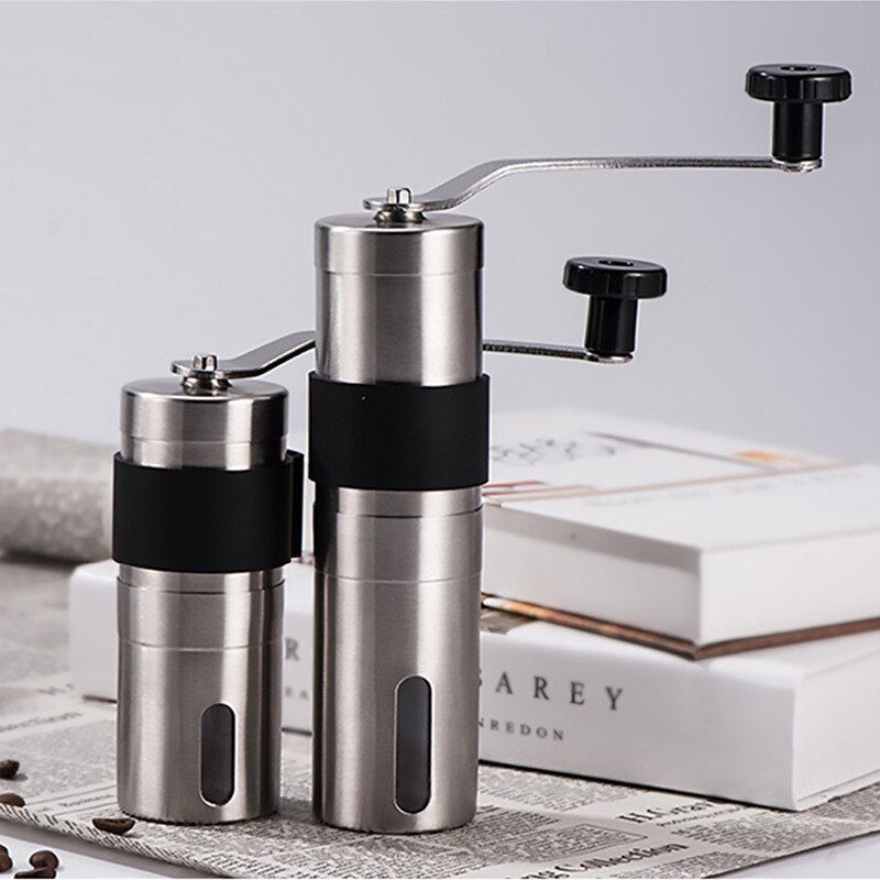 Manual Coffee Grinder Stainless Steel Can Adjust the Coffee Beans Grinder